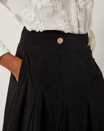 Monsoon Shan Stretch Corduroy Midi Skirt