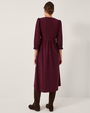Monsoon Sara Smocked Corduroy Midi Dress