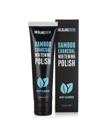 Mr Blanc Bamboo Charcoal Teeth Whitening Tooth Polish, 100ml