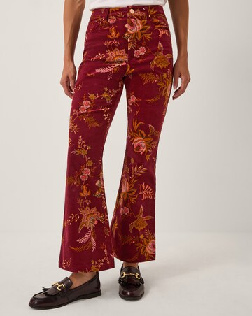 Monsoon Yasmina Floral Flare Trousers
