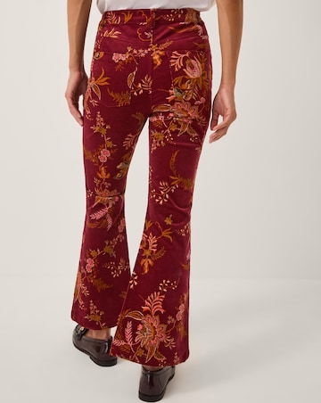 Monsoon Yasmina Floral Flare Trousers