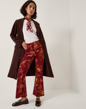 Monsoon Yasmina Floral Flare Trousers