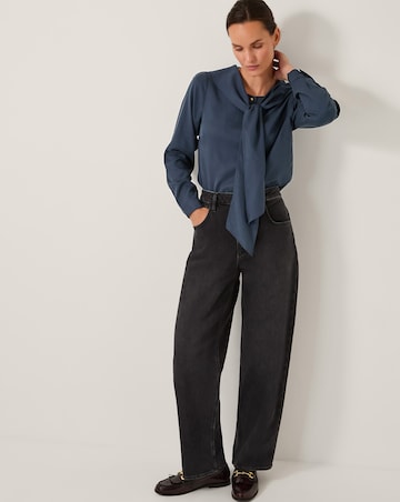 Monsoon Drew Tie-Neck Blouse