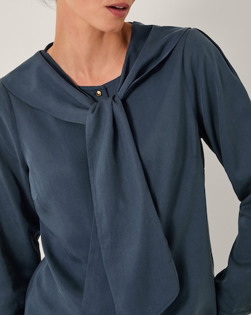 Monsoon Drew Tie-Neck Blouse