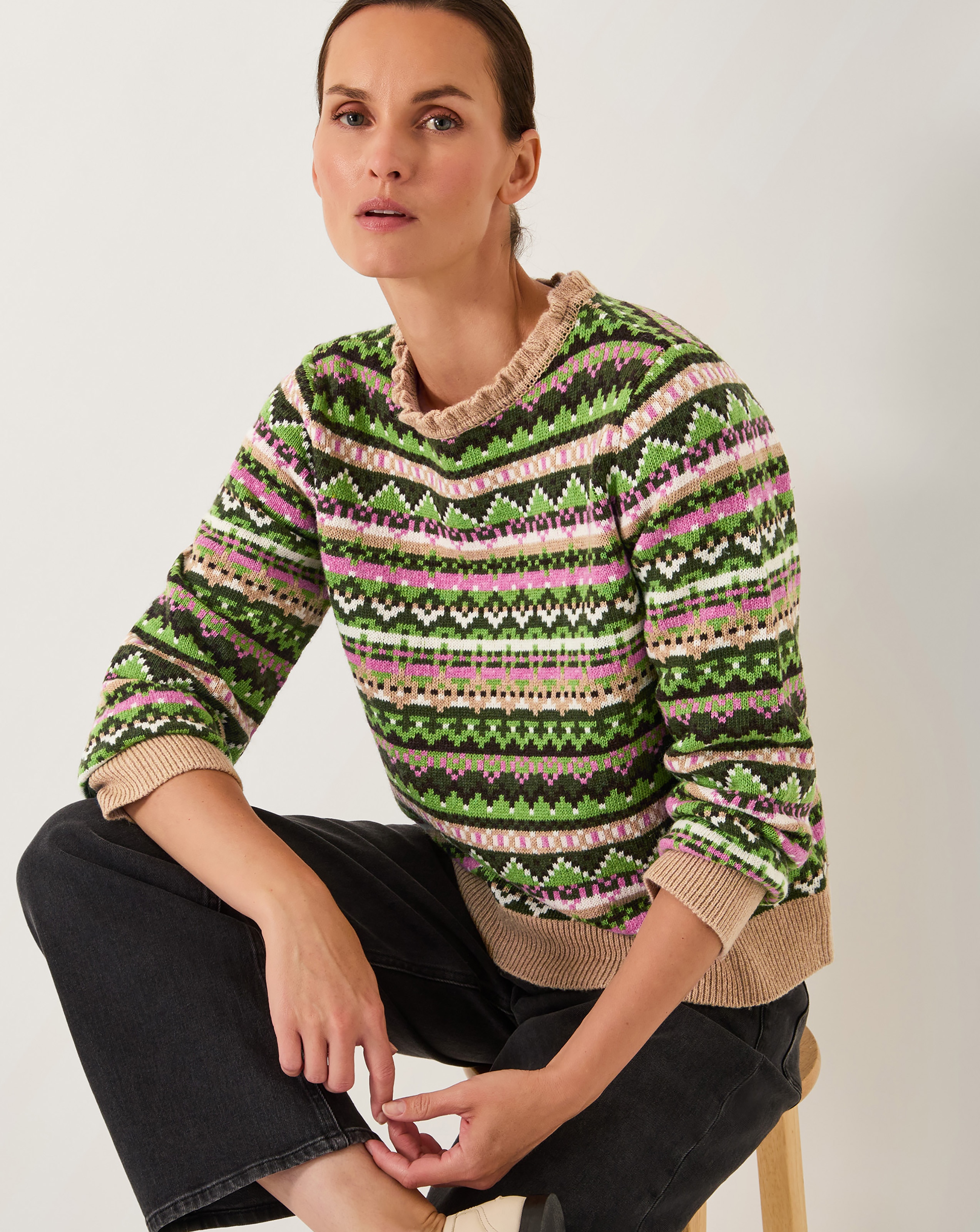 Monsoon Fira Fair Isle Jumper