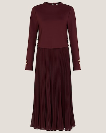 Monsoon Penny Pleated Midi Dress