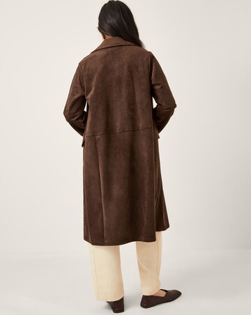 Monsoon Tove Suedette Trench Coat