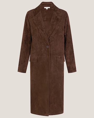 Monsoon Tove Suedette Trench Coat