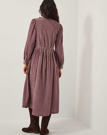 Monsoon Agatha Check Midi Dress