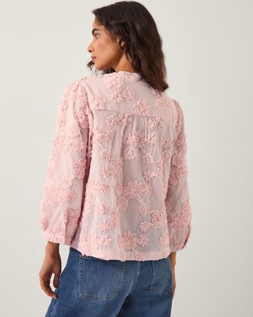 Monsoon Blair Floral Applique Blouse