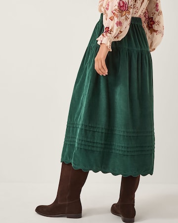 Monsoon Mina Corduroy Midi Skirt