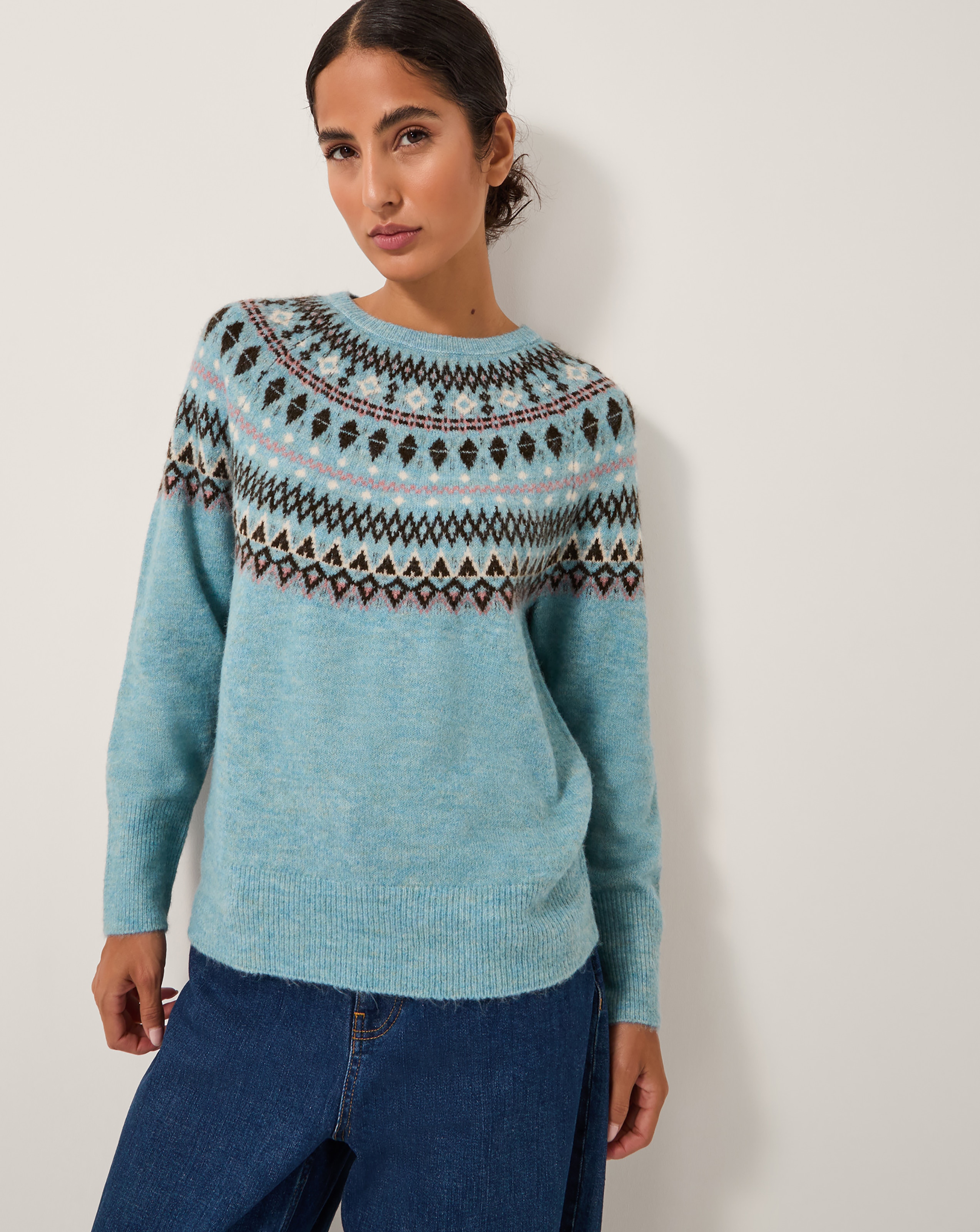 Monsoon Fran Fair Isle Jumper