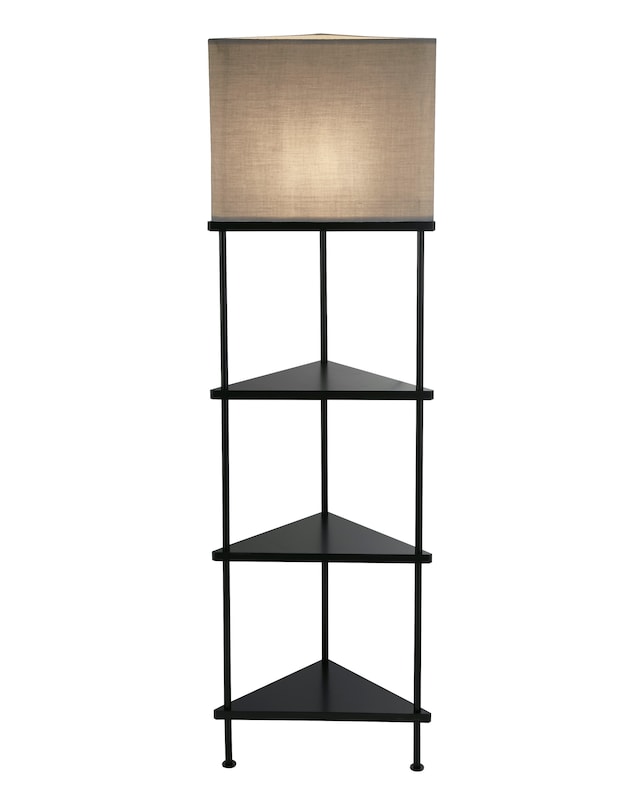 Corner Shelf Floor Lamp