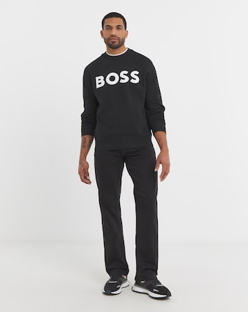 BOSS Logo Crew Sweat - Black