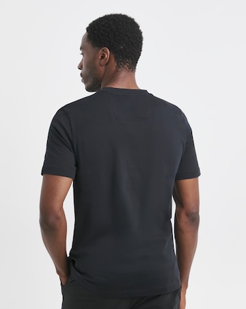 BOSS Short Sleeve Tape Logo T-Shirt - Dark Blue