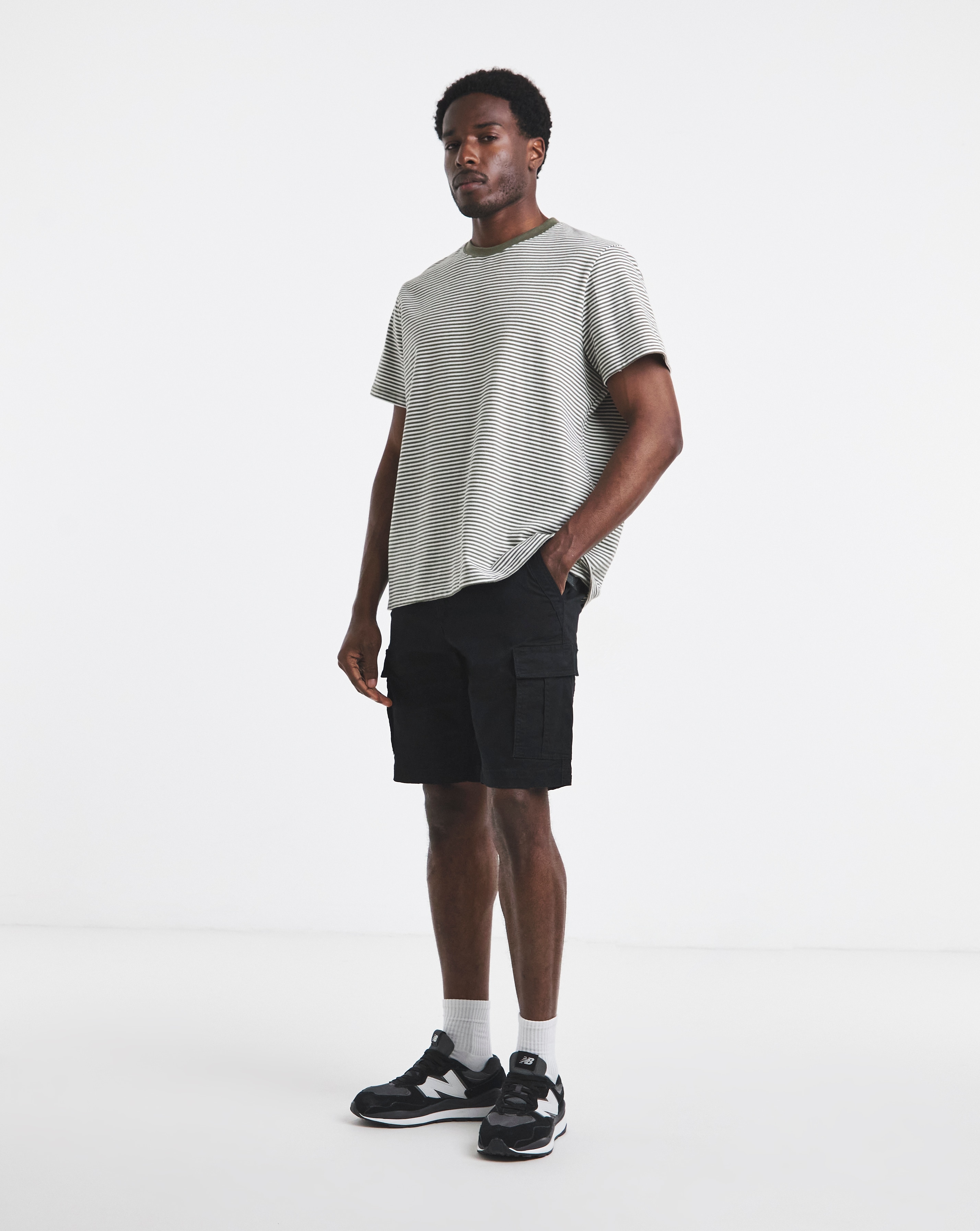 Cotton Stretch Cargo Short