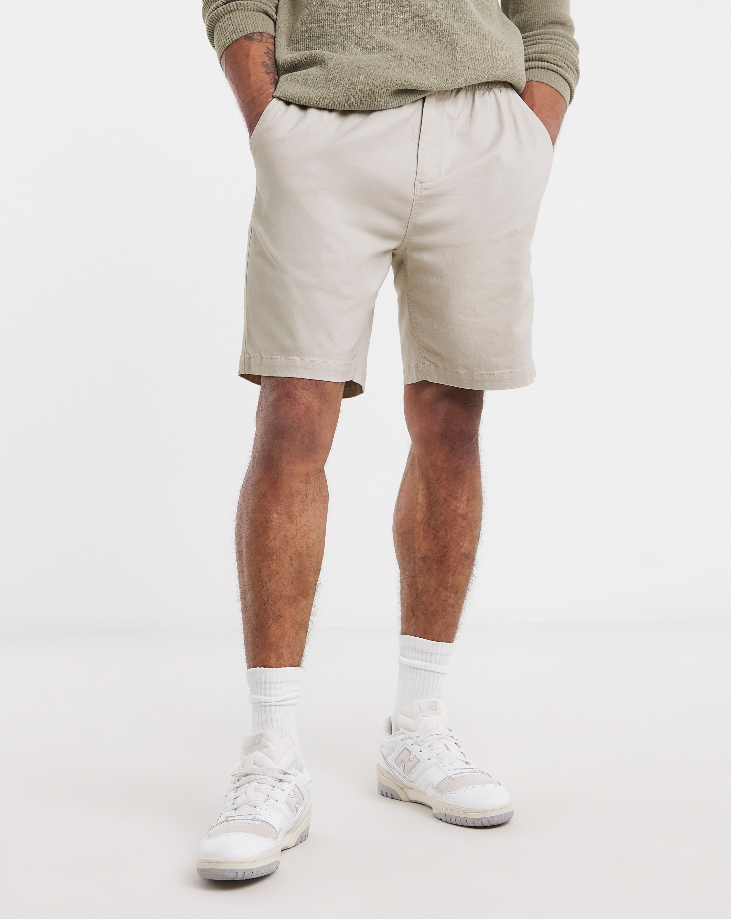 Elasticated Comfort Waist Chino Short