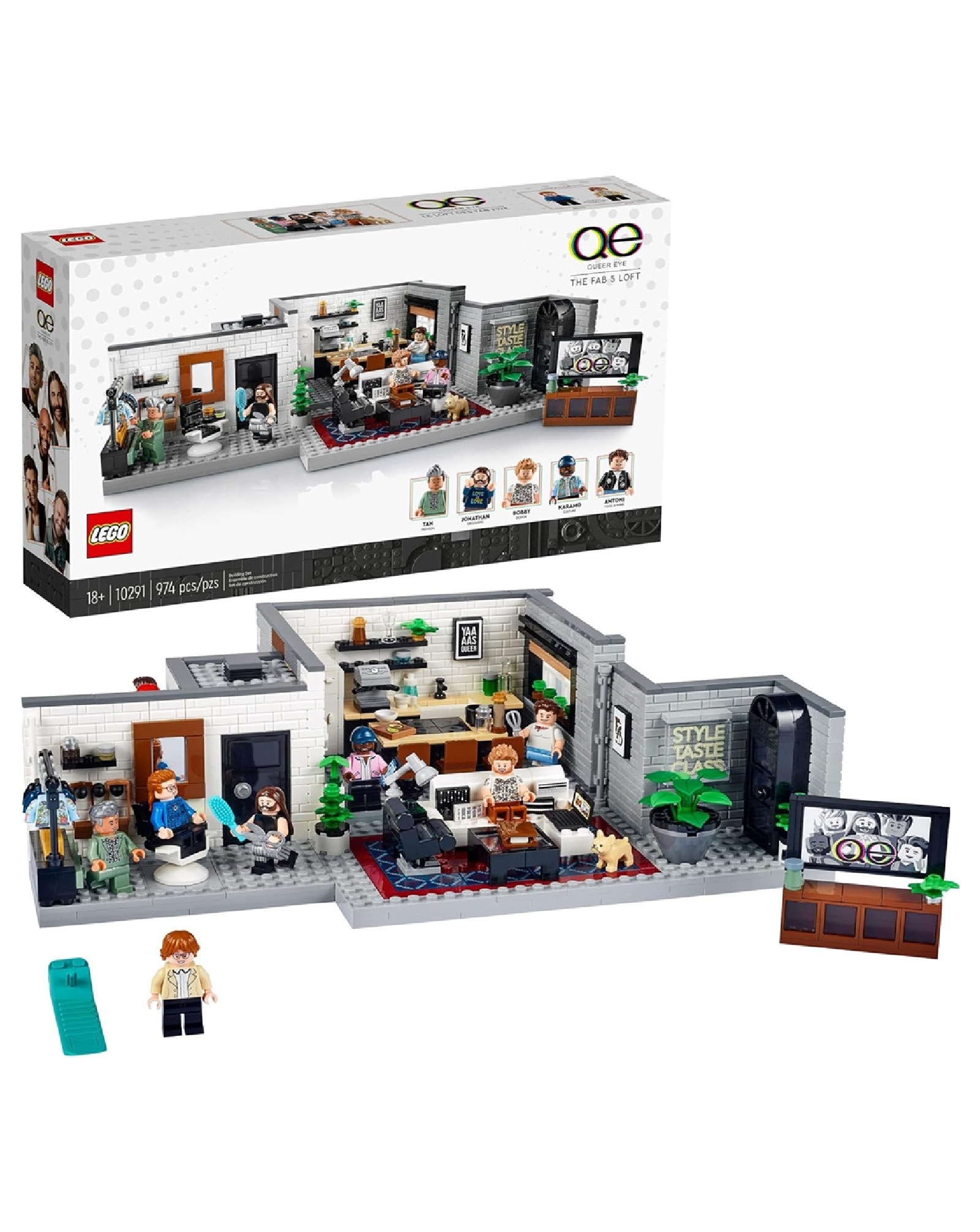 LEGO Queer Eye The Loft Fab5 - 10291