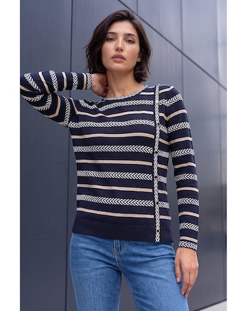 Roman Petite Stripe Knit Jumper
