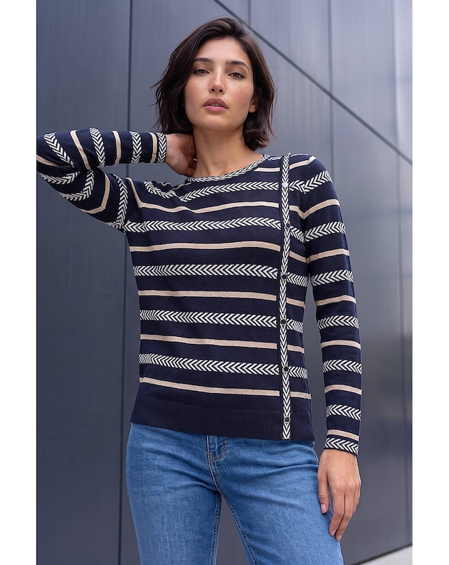 Roman Petite Stripe Knit Jumper