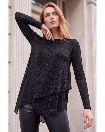 Roman Shimmer Asymmetric Top