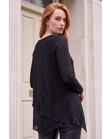 Roman Shimmer Asymmetric Top