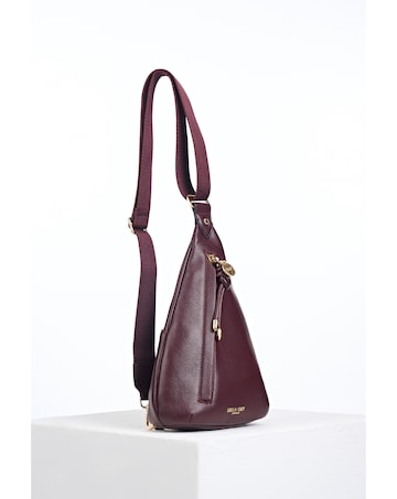 Luella Grey Darla Black Cherry Sling Crossbody