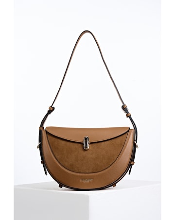 Luella Grey Angelina Tan Multiway Shoulder Saddle Bag