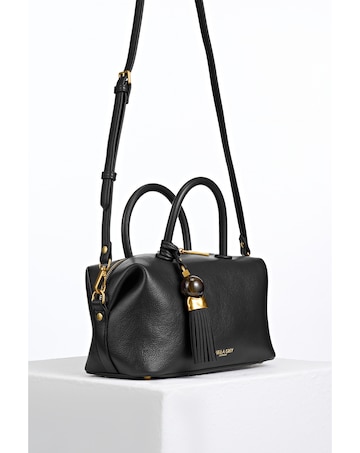 Luella Grey Alessia Black Bowler Tote