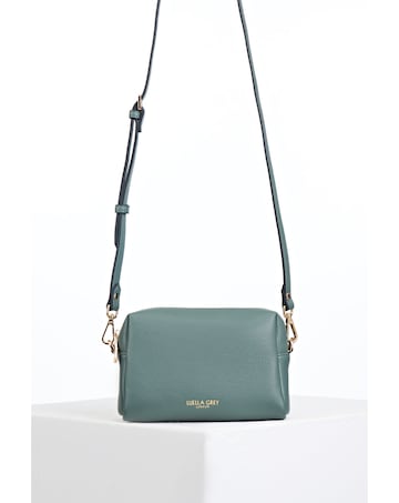 Luella Grey Suky Steel Green Woven Crossbody