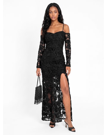 Maya Deluxe Textured Maxi Dress