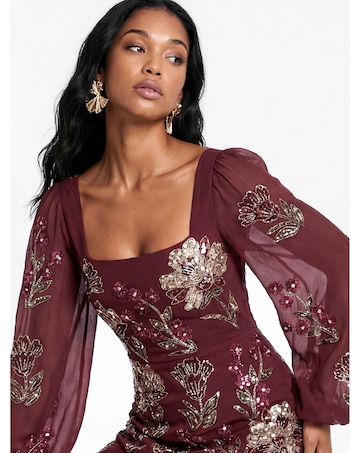 Maya Deluxe Embellished Maxi Dress