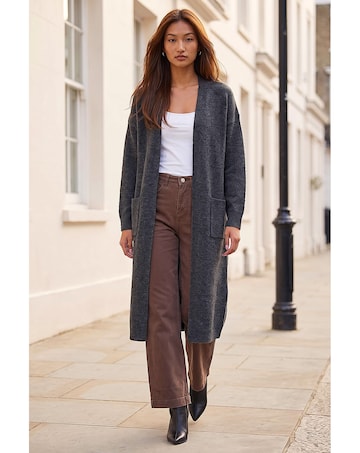 Roman Long Line Cardigan