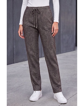 Roman Petite Abstract Stretch Trousers
