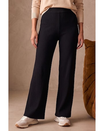 Roman Rib Knitted Trouser