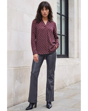 Roman Geo Puff Print Shirt
