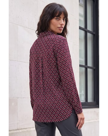 Roman Geo Puff Print Shirt