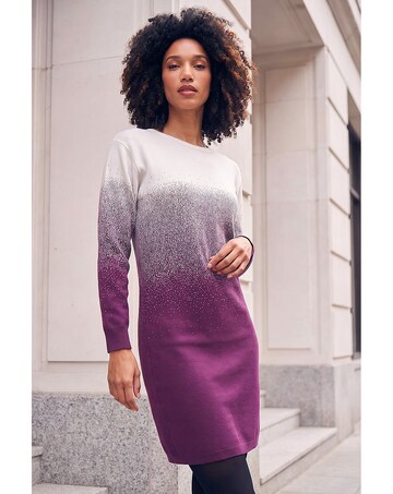 Roman Ombre Knitted Jumper Dress