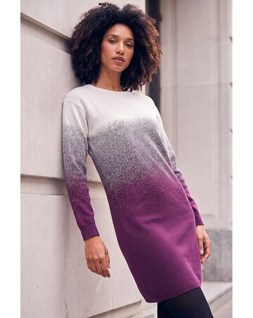 Roman Ombre Knitted Jumper Dress