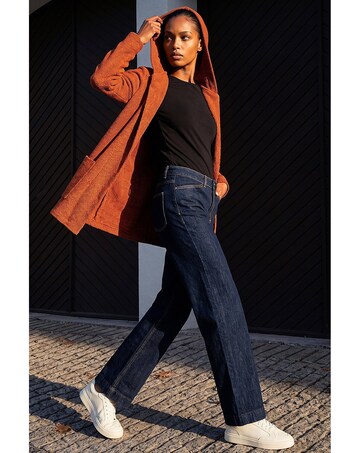 Roman Longline Hooded Cardigan