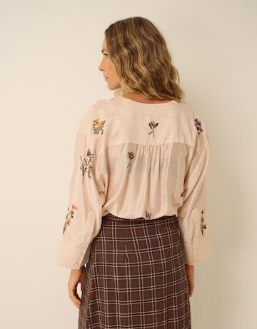 Monsoon Seren Floral Embroidered Blouse