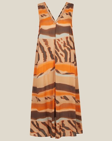 Monsoon Nadia Animal Midi Dress
