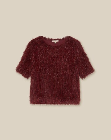 Monsoon Terri Short Sleeve Fringe Top