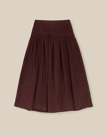 Monsoon Jenny Corduroy Midi Skirt