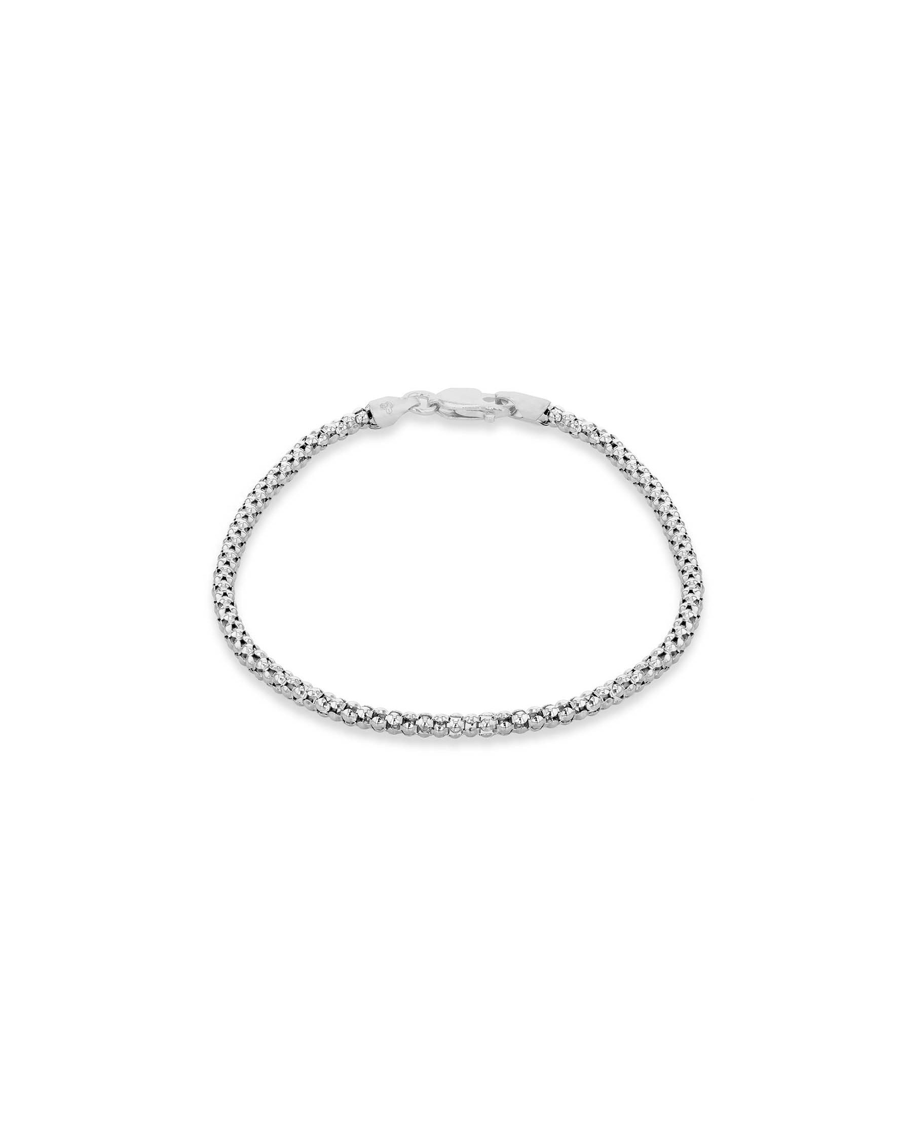 Sterling Silver Popcorn Bracelet