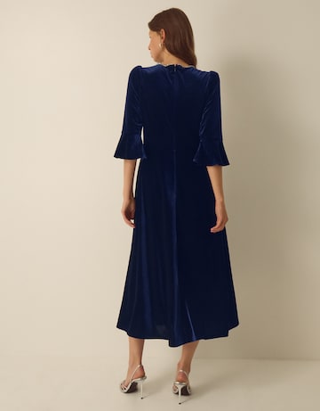 Monsoon Clara Velvet Midi Dress