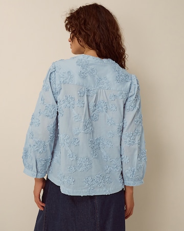 Monsoon Blair Floral Applique Blouse
