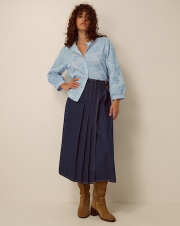Monsoon Blair Floral Applique Blouse