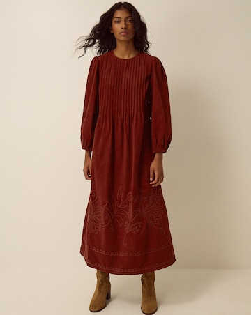 Monsoon Joyce Corduroy Midi Dress
