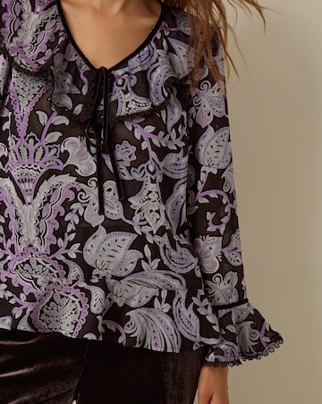 Monsoon Claudia Floral Devor Top
